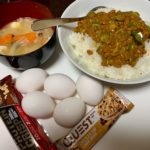 19.0930．納豆ご飯500gプロテインバー2本と卵5個の振り返り
